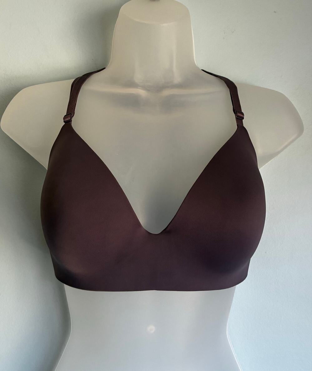 Victoria's Secret T-Shirt Lightly Lined Wireless Bra Gray 34DD Casual NWOT